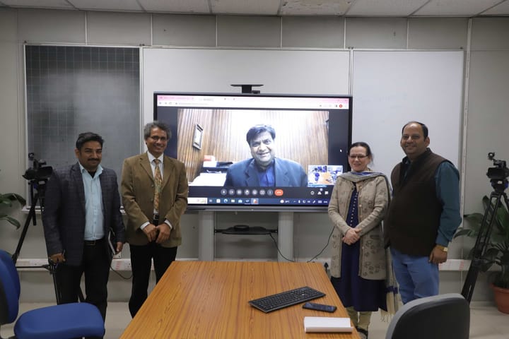 Team from IIIT Allahabad visited DUCC regarding Samarth eGov