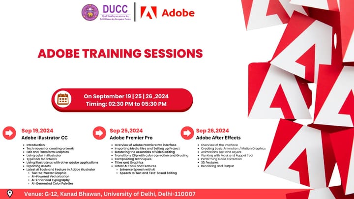 Training on Adobe Creative Suite Software – Adobe illustrator CC (September 19, 2024)