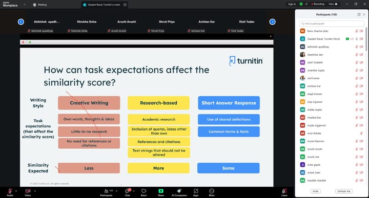 Online Refresher Training and Q&A Session on Turnitin Feedback Studio