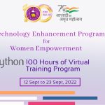 Python Program – Virtual Training – ICT Academy  (September 12-23, 2022)