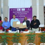 MoU Signing and Certificate Distribution of Skill Course undertaken by NCWEB students of Delhi University (September 14, 2022)