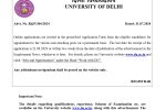 Thumbnail for the post titled: Advt. No. R&P/304/2024 dated 31.07.2024 for the post of Sr. System Programmer, System Programmer and Technical Officer University of Delhi